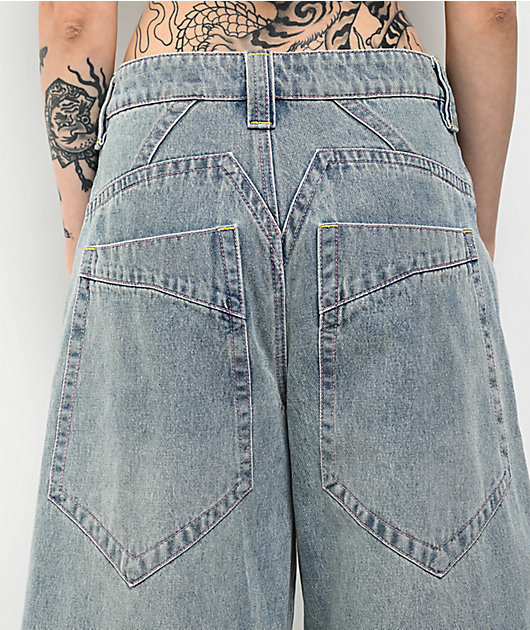 A.LAB Analog Star Cable Denim Shorts | Zumiez