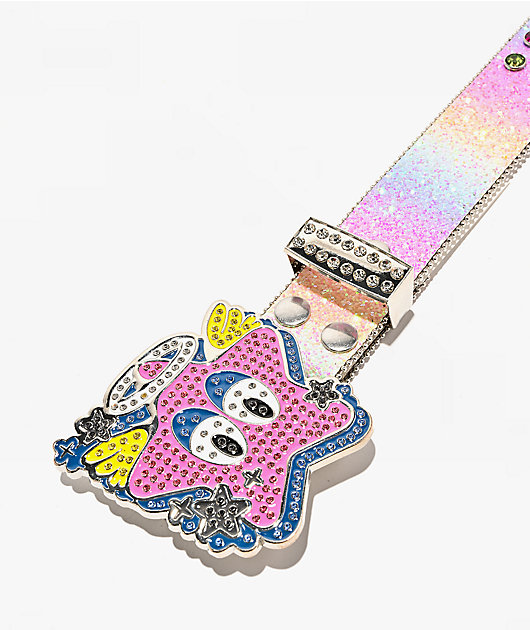 A.LAB Angel Star Rhinestone Rainbow Belt