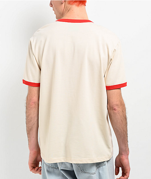 A.LAB Astro Cream Ringer T-Shirt