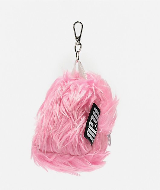A.LAB Baby Monster Shag Zip Pouch Bag Charm