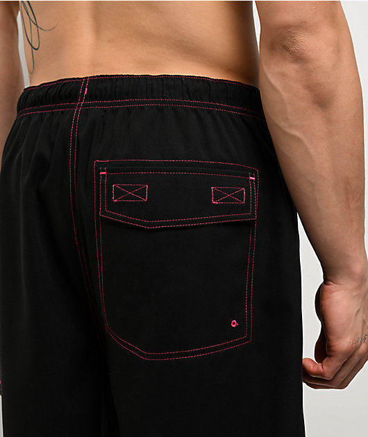 A.LAB Bass Black Cargo Board Shorts | Zumiez