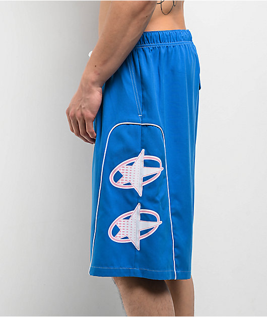 A.LAB Bass Jellyfish Blue Board Shorts | Zumiez