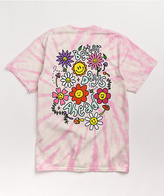 Pink and white sales t shirt