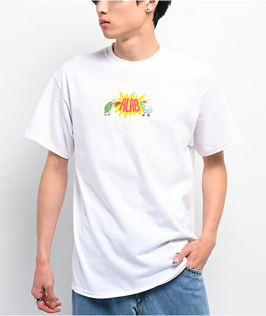 A.LAB Boxing Jerry White T-Shirt