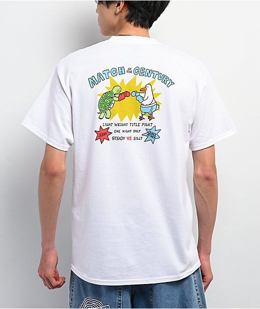 A.LAB Boxing Jerry White T-Shirt | Zumiez
