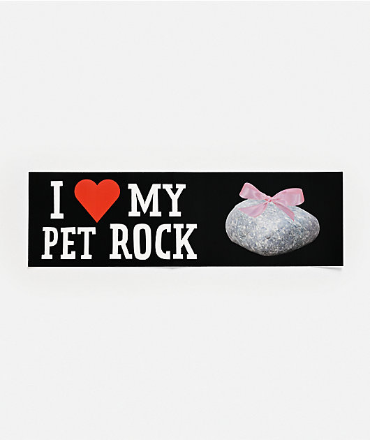 A.LAB Brain Rot Pet Rock Bumper Sticker