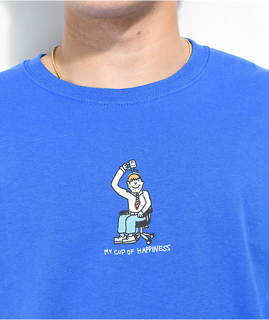 A.LAB Break Time Blue Long Sleeve T-Shirt | Zumiez