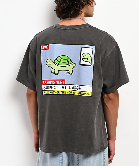 NEWS Tシャツ A.LAB Breaking News Vintage Grey T-Shirt | Zumiez