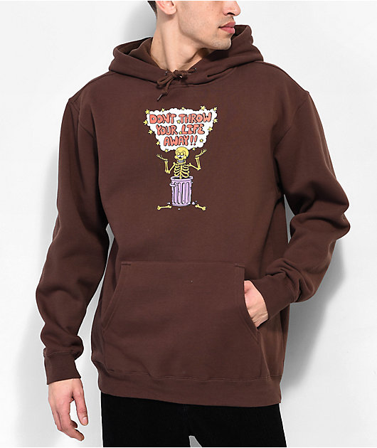 A.LAB Bucket Of Bones Brown Hoodie Zumiez