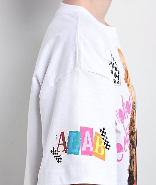 A.LAB Cat Rock White Oversized T-Shirt