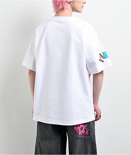 A.LAB Cat Rock White Oversized T-Shirt