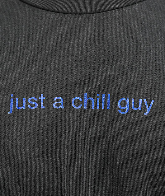 A.LAB Chill Guy Washed Black T-Shirt