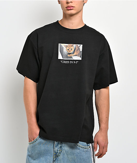 A.LAB Cries In 9-5 Black T-Shirt