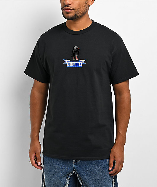 A.LAB Cross Stitch Black T-Shirt