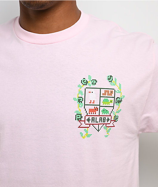 A.LAB Cross Stitch Pink T-Shirt
