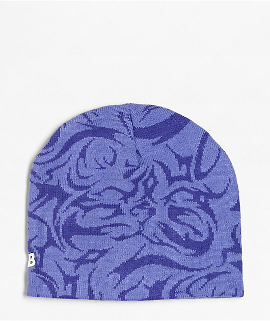 A.LAB Cyber Sig Purple Skully Beanie | Zumiez
