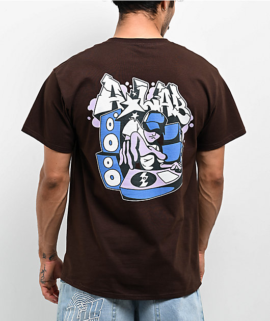 A.LAB Deejaylab Dark Brown T-Shirt | Zumiez