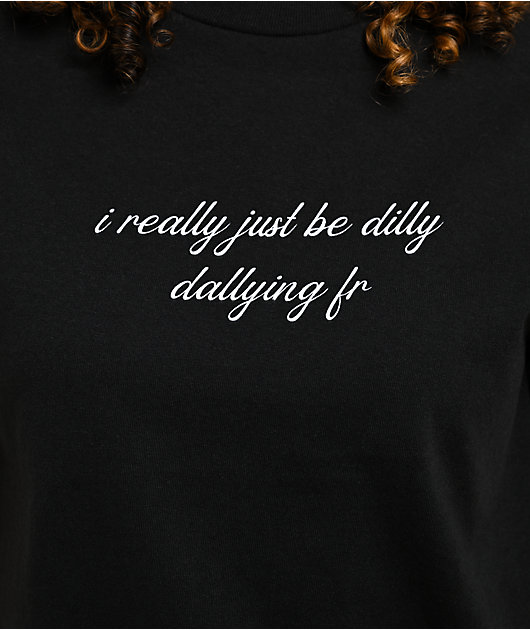 A.LAB Dilly Dallying FR Black T-Shirt