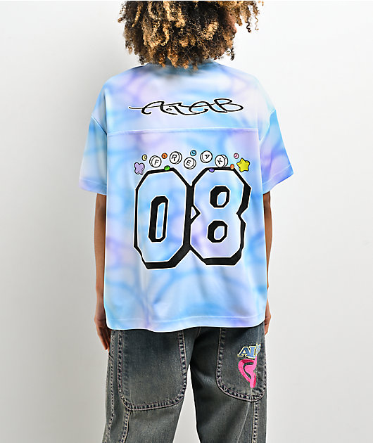A.LAB Ellery Blue Oversized Football Jersey