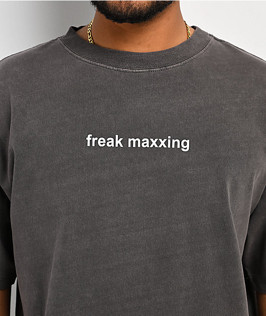 A.LAB Freak Maxxing Charcoal Wash T-Shirt