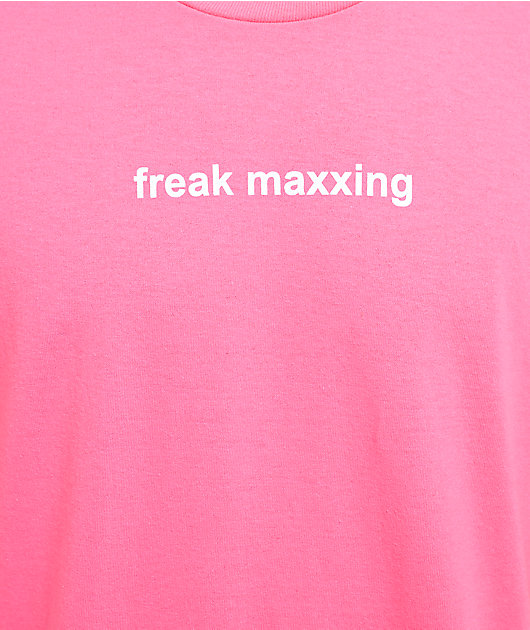 A.LAB Freak Maxxing Neon Pink T-Shirt
