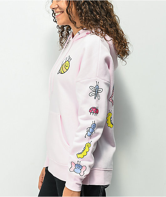 A.LAB Freela Bug Off Pink Hoodie Zumiez