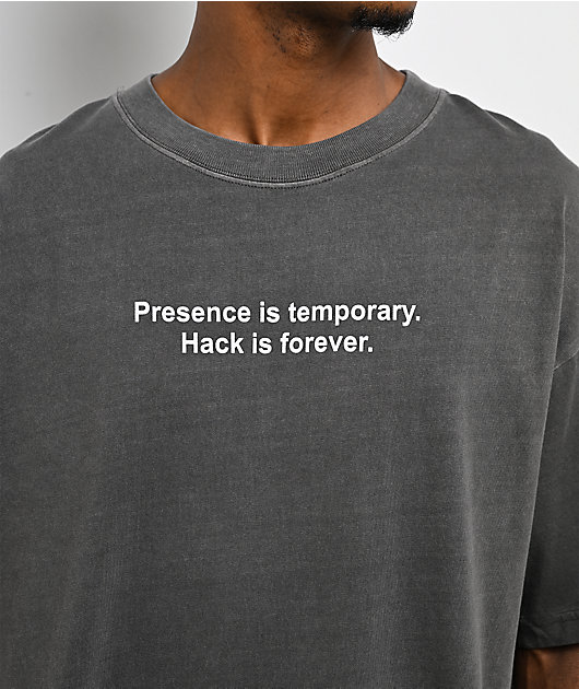 A.LAB Hack Is Forever Vintage Grey T-Shirt