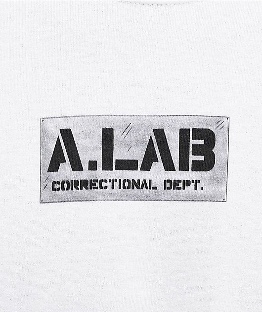 A.LAB Heist Long Sleeve White T-Shirt