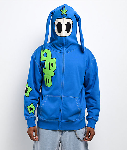 A.LAB Hidden Human Blue Zip Hoodie | Zumiez