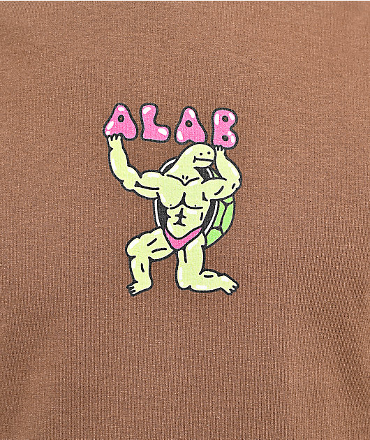 A.LAB Hit The Gym Brown T-Shirt