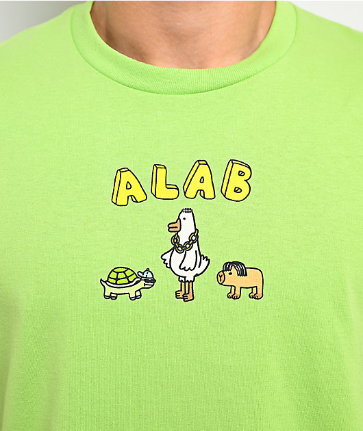 A.LAB Human Animals Lime T-Shirt