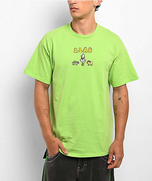 A.LAB Human Animals Lime T-Shirt