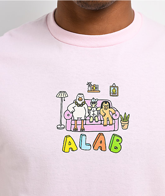 A.LAB Human Animals Pink T-Shirt