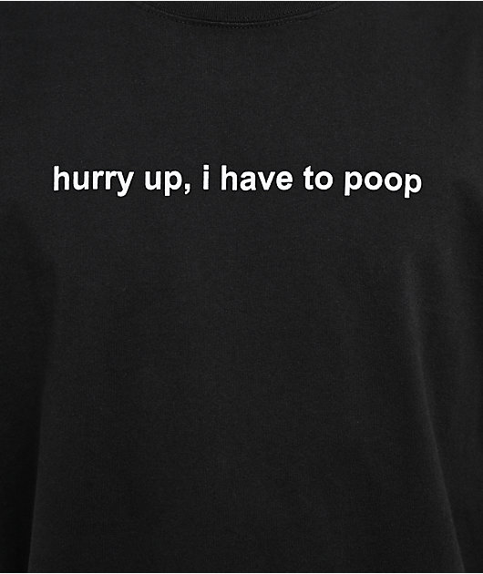 A.LAB Hurry Up Black T-Shirt