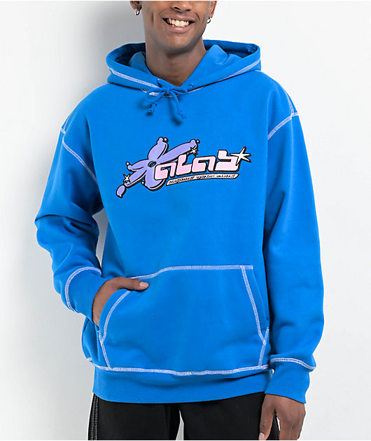A.LAB Jellyfish Directoire Blue Hoodie | Zumiez