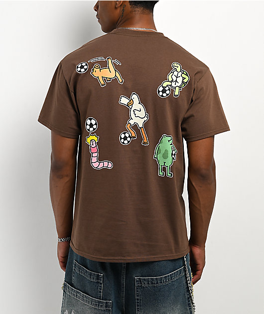 A.LAB Jerry Soccer Squad Brown T-Shirt