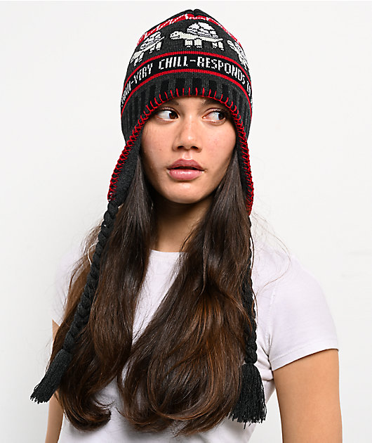 A.LAB Jerry Turtle Grey Flap Beanie | Zumiez