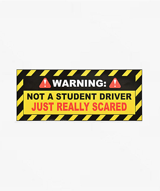 A.LAB Just Really Scared Bumper Sticker