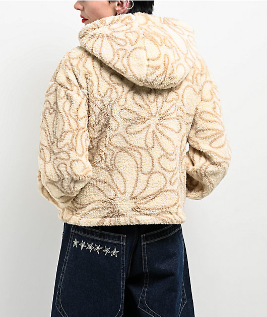 A.LAB Kendallie Flowers Birch Fleece Hoodie | Zumiez