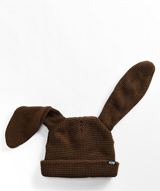 A.LAB Kevan Bunny Brown Beanie Zumiez