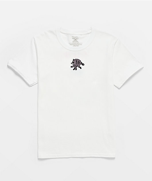 A.LAB Kid's Round Boy Found White T-Shirt