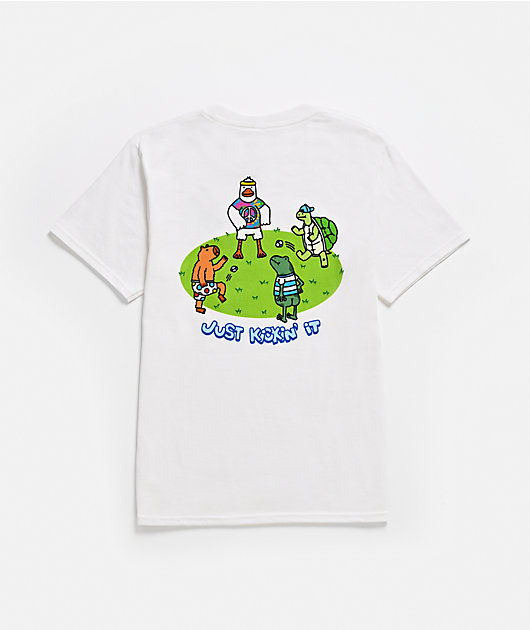 A.LAB Kids Just Kickin It White T-Shirt
