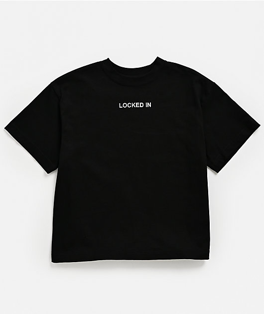 A.LAB Kids Locked In Black T-Shirt