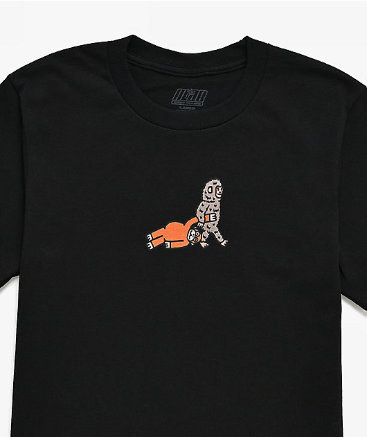 A.LAB Kids Monkey Walk Black T-Shirt