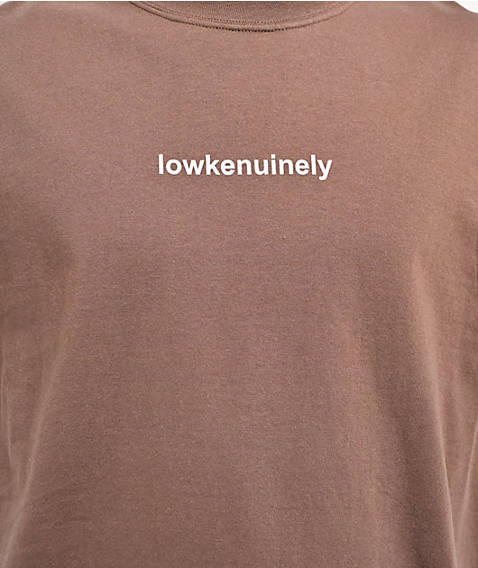 A.LAB Lowkenuinely Brown T-Shirt