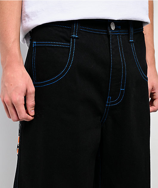 A.LAB Mega After Hours Black & Blue Jeans