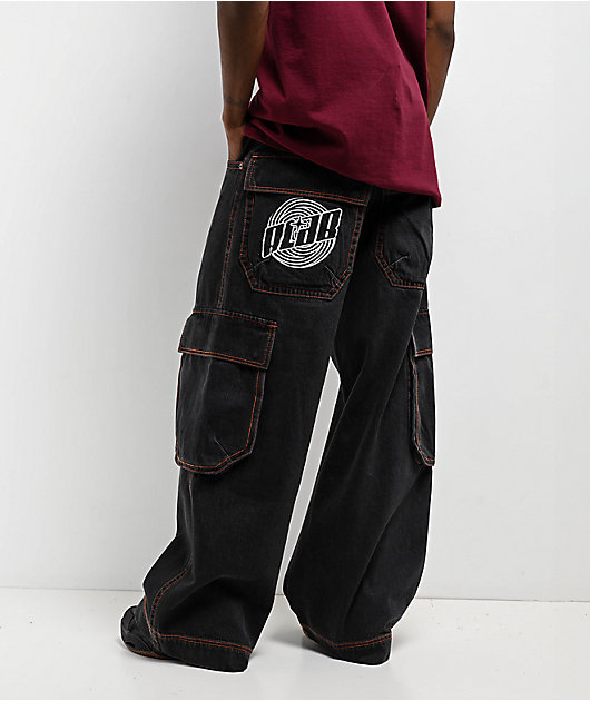 A.LAB Mega Overheat Grey Cargo Denim Jeans | Zumiez