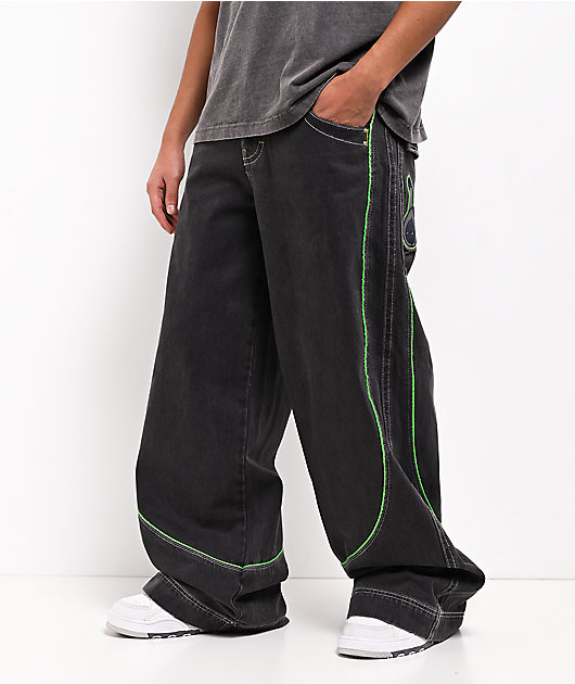 A.LAB Mega Piped Overheat Grey Jeans