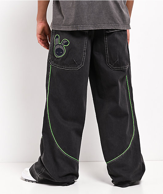 A.LAB Mega Piped Overheat Grey Jeans | Zumiez