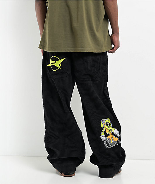 A.LAB Mega Rave Black Corduroy Pants | Zumiez